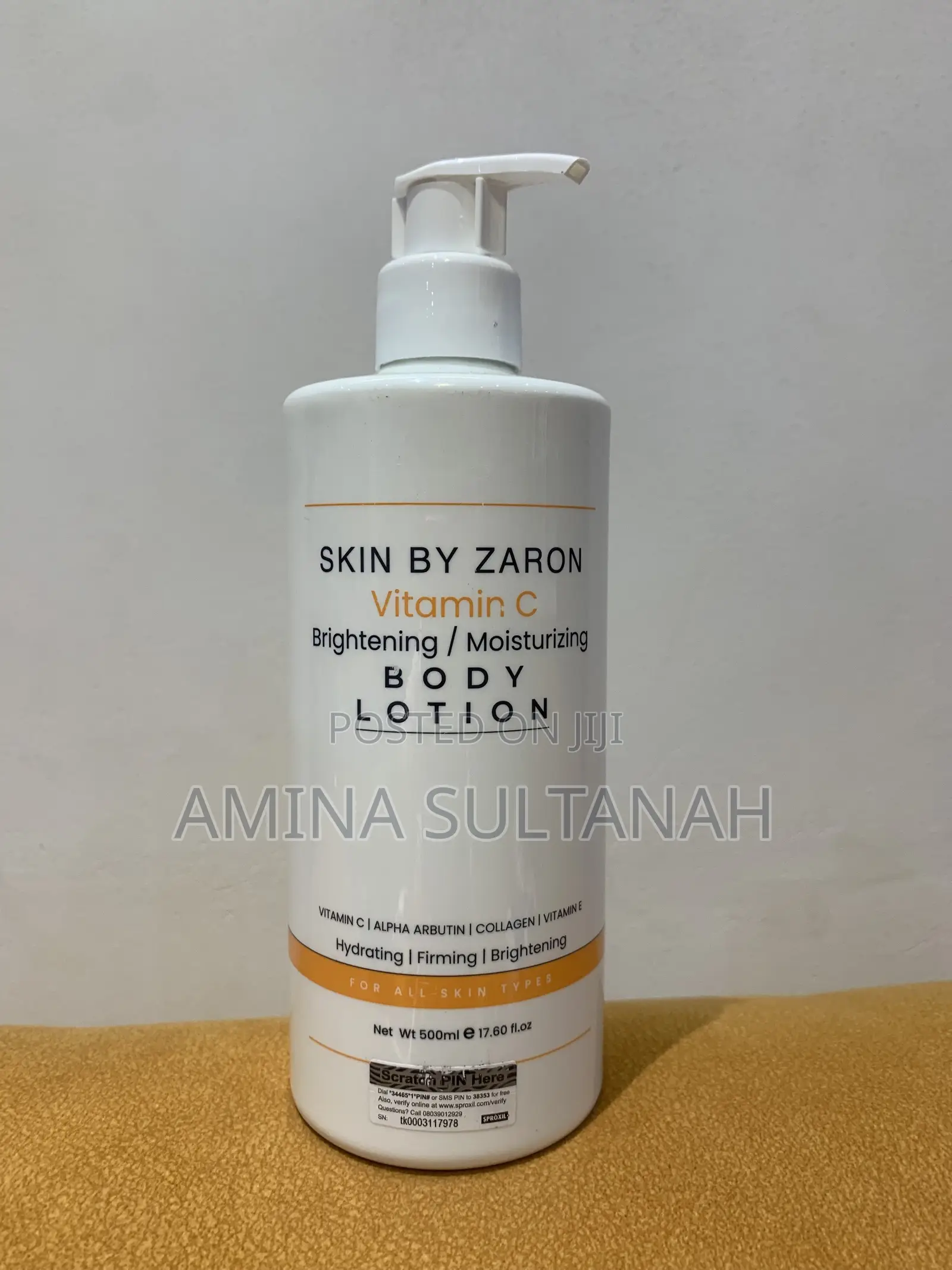 Skin by Zaron Lotion