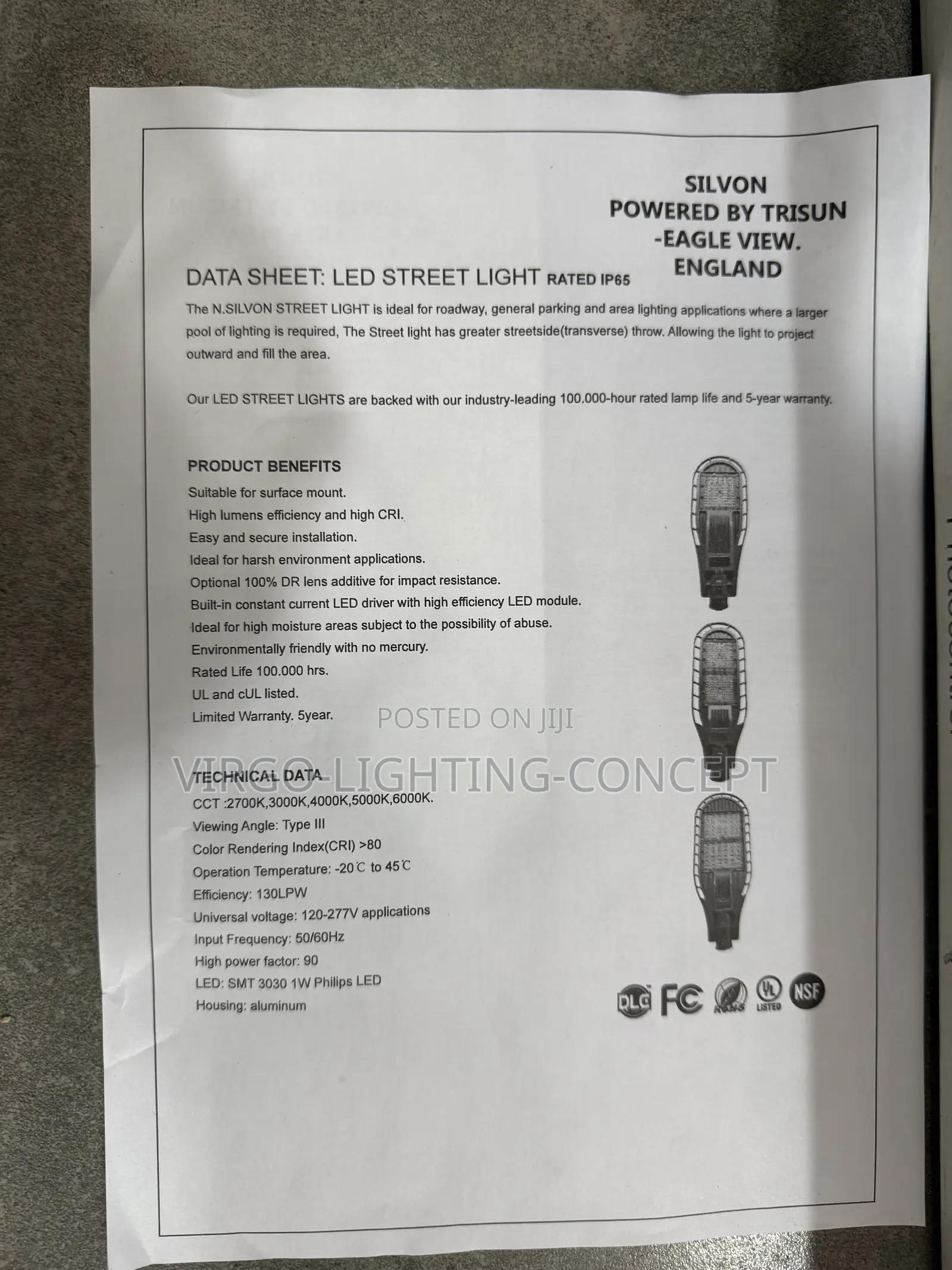 150w LED Street Light