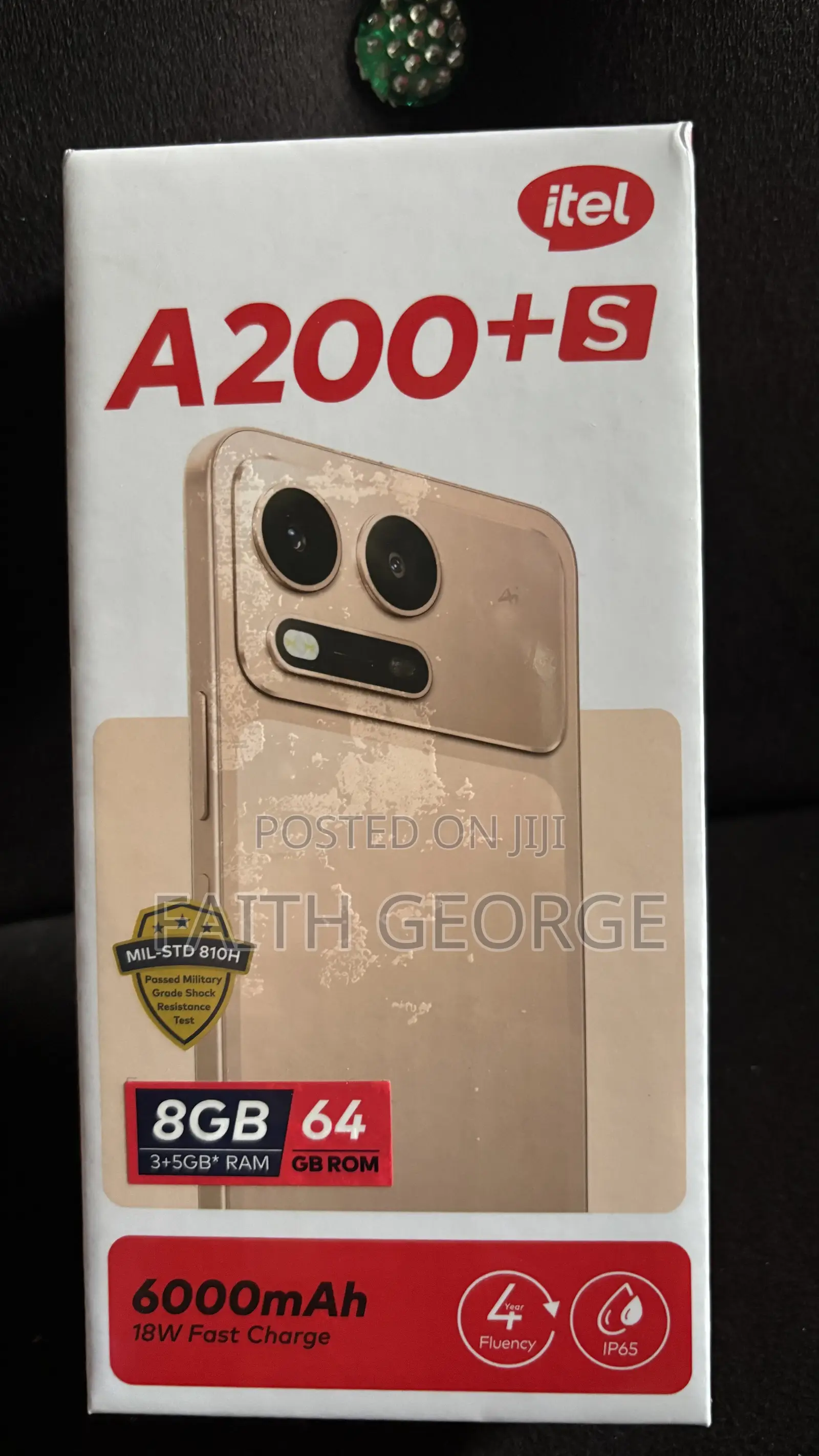New Itel A200+ 64 GB Gold