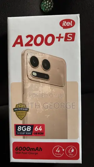 New Itel A200+ 64 GB Gold