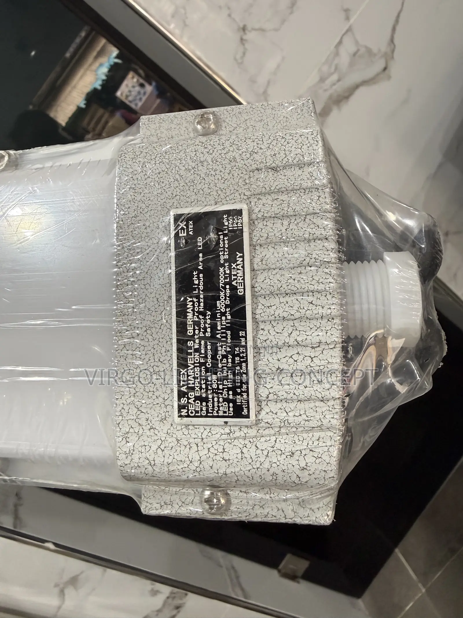 80w Vapor-Tight or Wet-Location LED/industrial Light Fixture