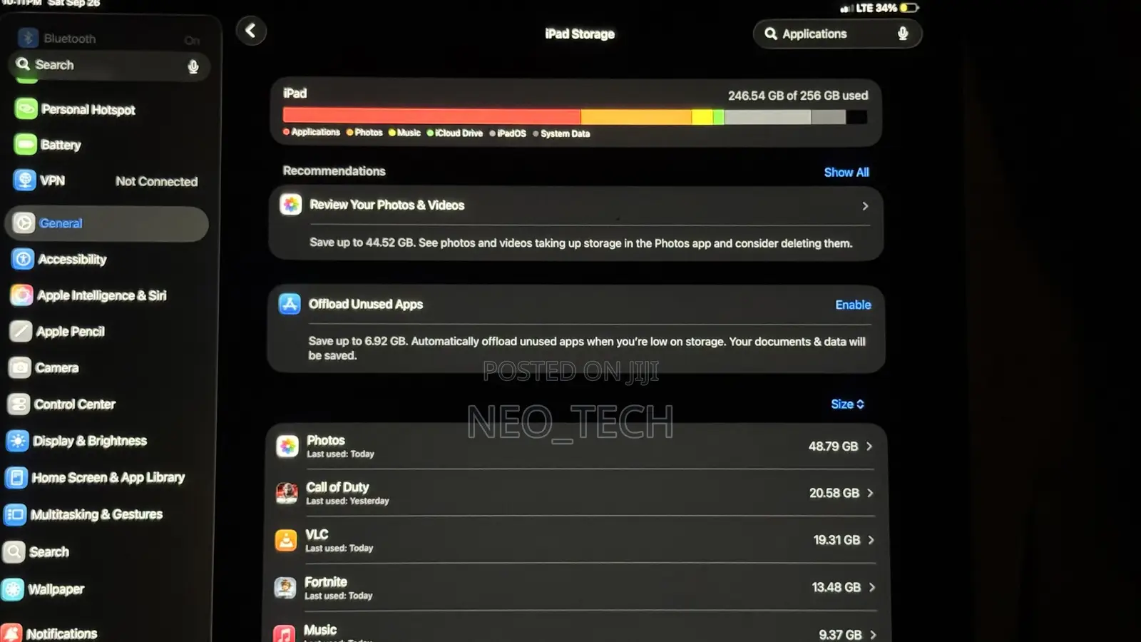 Apple iPad Pro 12.9 (2021) 256 GB Gray