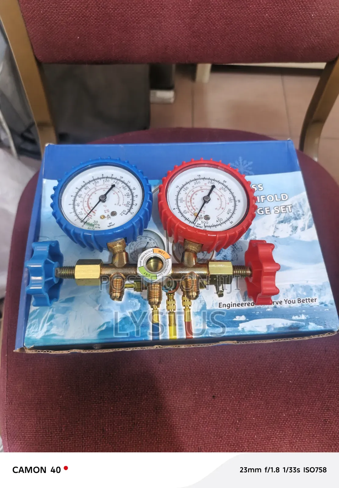 Brass Manifold Gauge Set