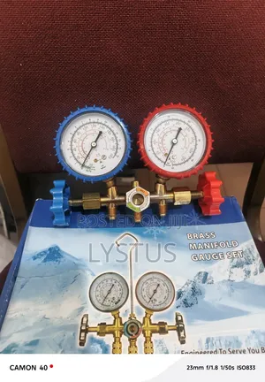 Brass Manifold Gauge Set