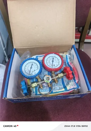 Brass Manifold Gauge Set
