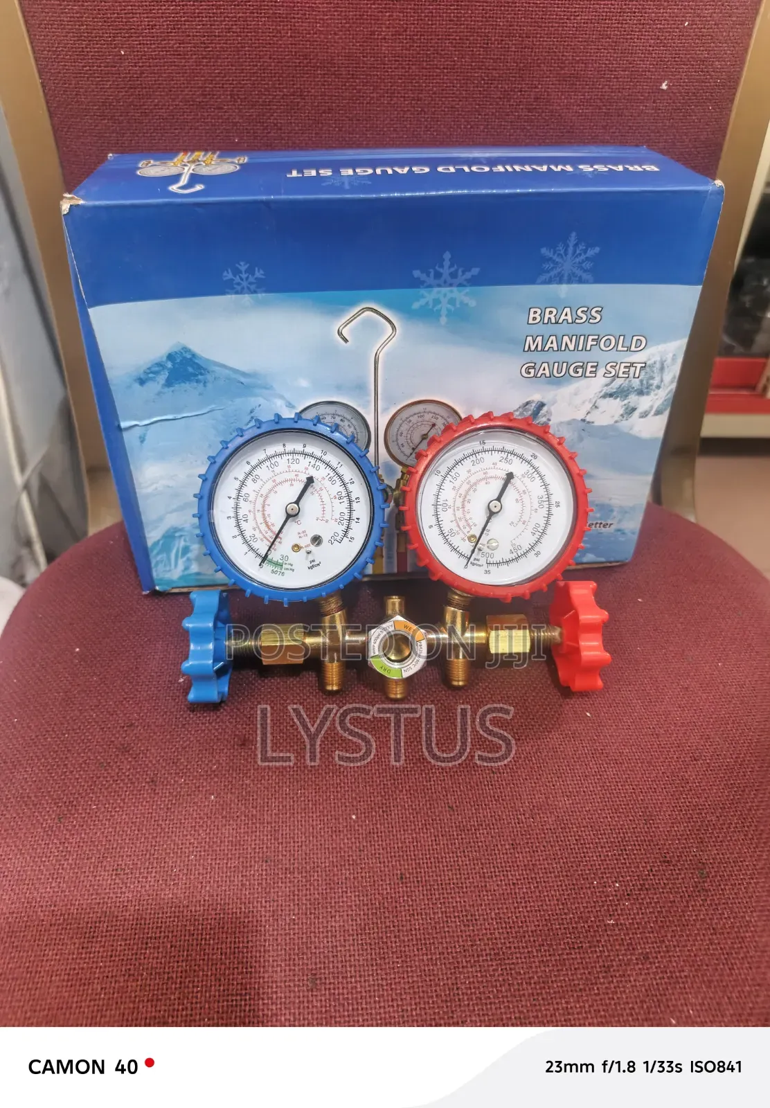 Brass Manifold Gauge Set