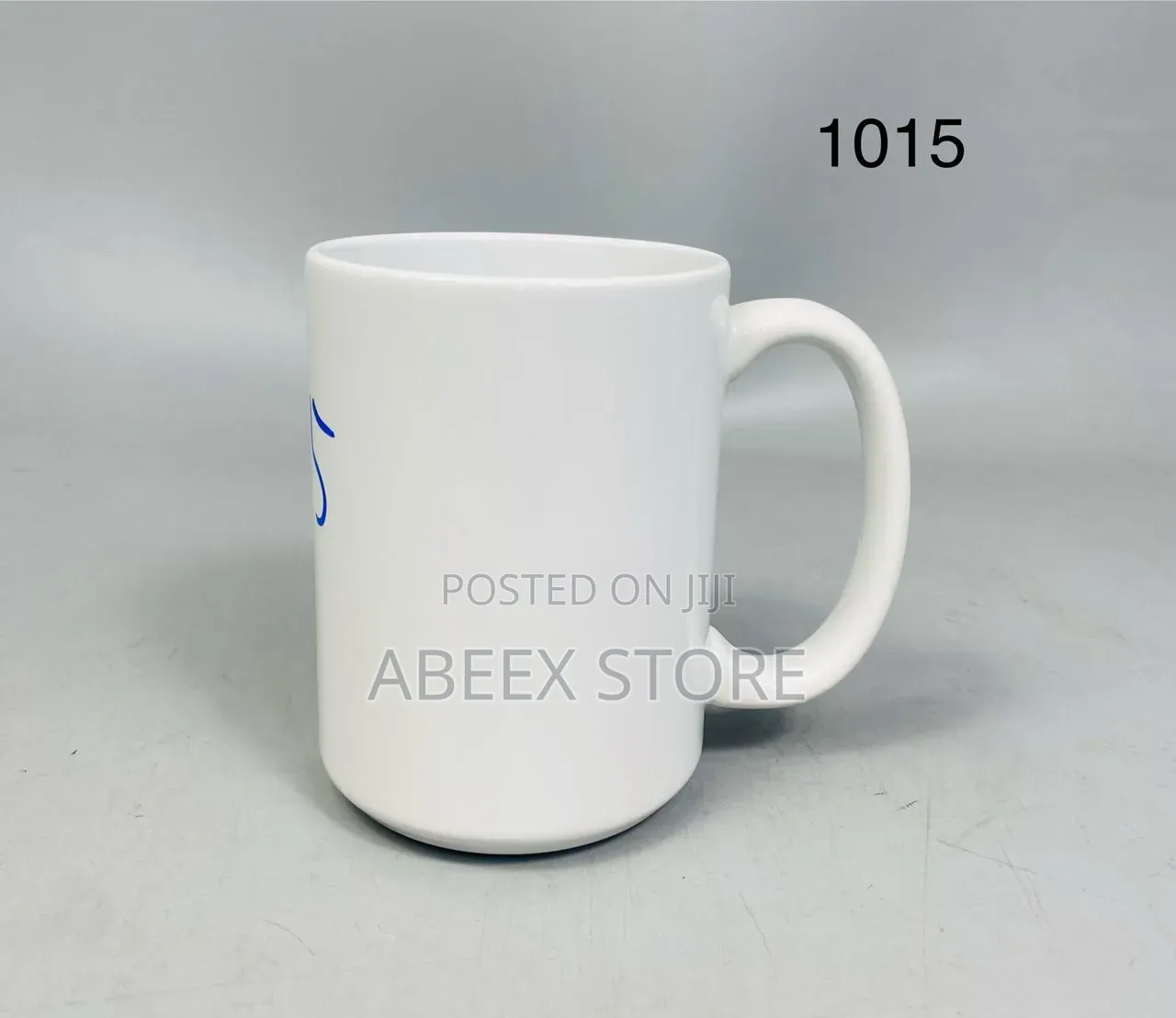 Big Coated White Mug