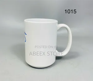 Big Coated White Mug