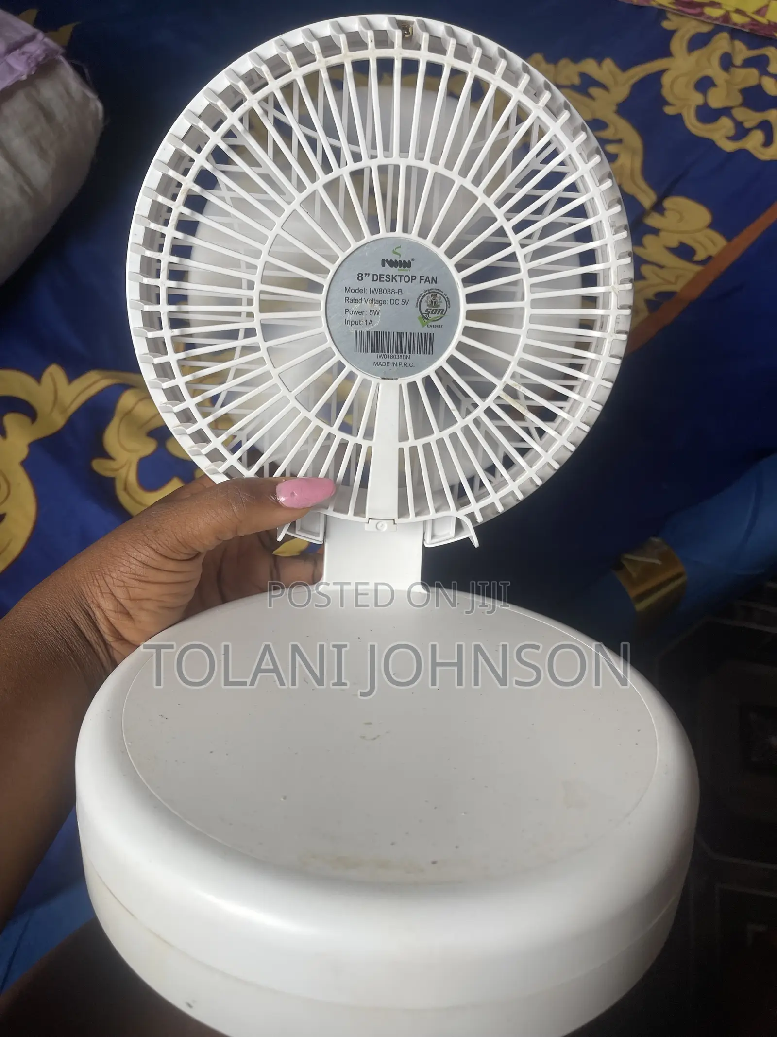 Iwin Rechargeable Fan