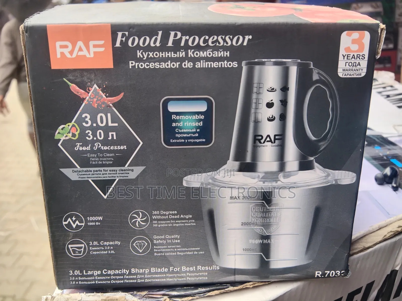 Raf 3ltrs Food Processor