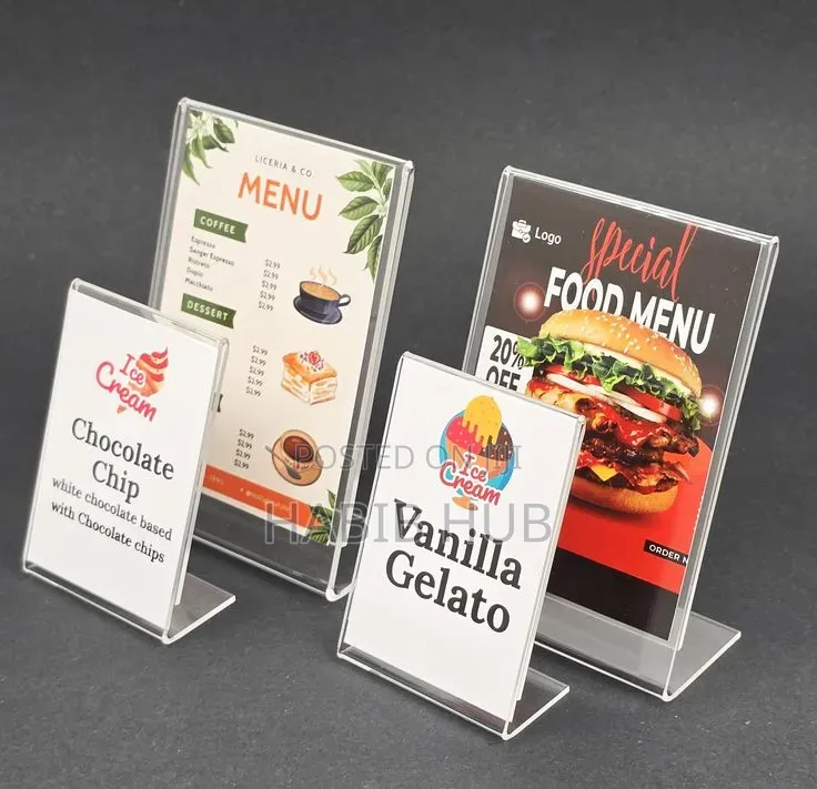 Acrylic Table Stand