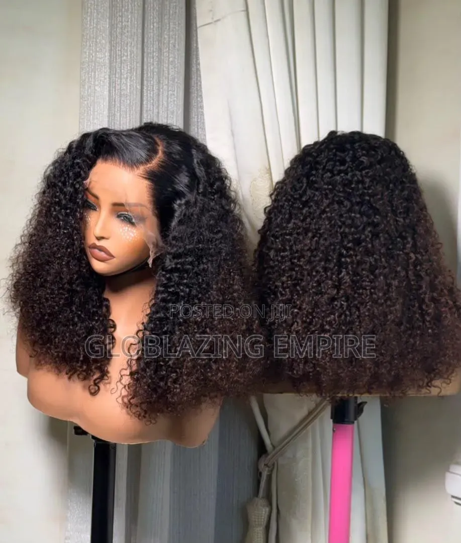 16 Inches Full Frontal 2-Tone Pixie Curls Wig – ₦