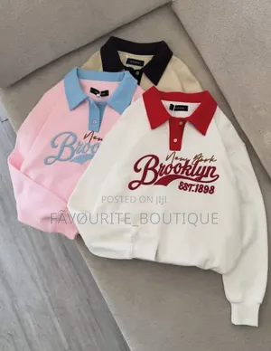 Brooklyn Polo Sweatshirt - Thick Vintage -