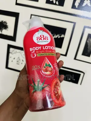 888 888 Total White BODY LOTION Bright Glow Aur TOMATO EXTRACTS