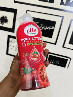 888 888 Total White BODY LOTION Bright Glow Aur TOMATO EXTRACTS
