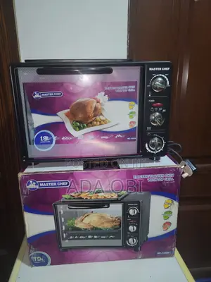 New Master Chef 19L Electric Toaster Oven With Top Grill