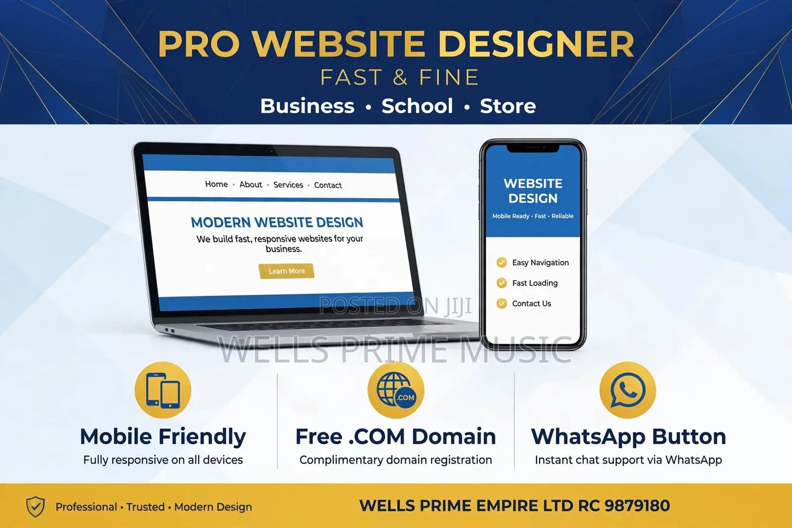 PRO Website Designer - Business Store Website | WPE LTD RC
