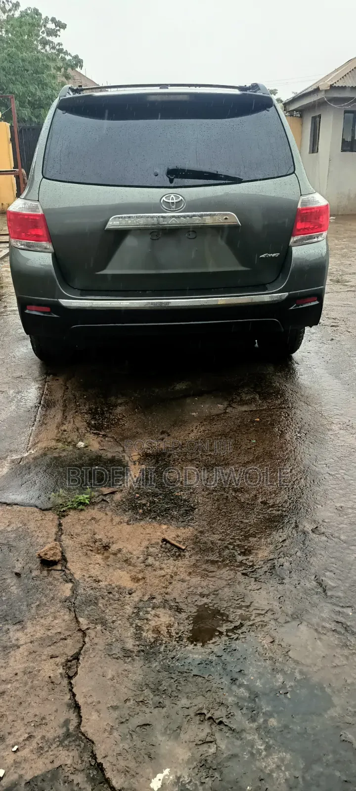 Toyota Highlander SE 2011 Green