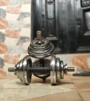 Fairly Used 10KG Dumbbells (Pair - Total 20KG) - Slightly Negotiable