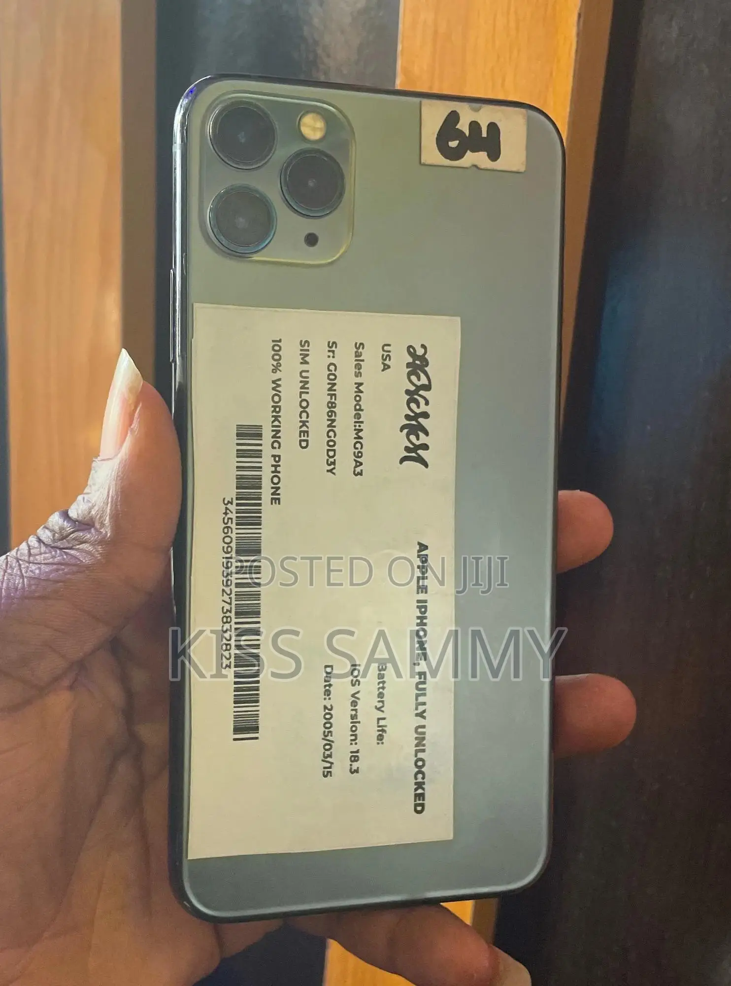 Apple iPhone 11 Pro Max 64 GB Gray