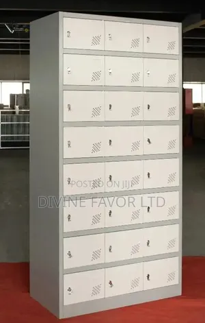 24-Doors Metal Staff Locker Cabinet