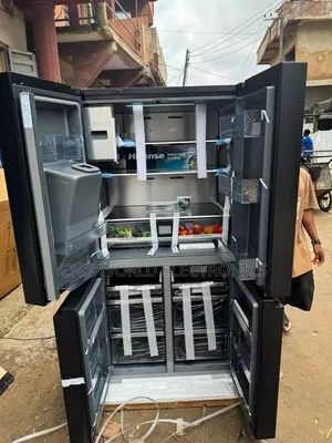 NEW Hisense 538L Smart Inverter 4 Door Fridge (21"inch TV) Ice Cube