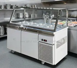 Salad Bar With Refrigeration Cabinet