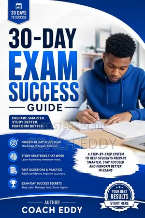 30-Day Exam Success Guide | Study Smarter Prepare Better | E-Book PD
