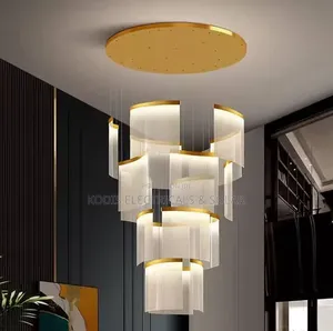 Luxury LED Chandelier Drop Lightings for Staircase/Open Parlour