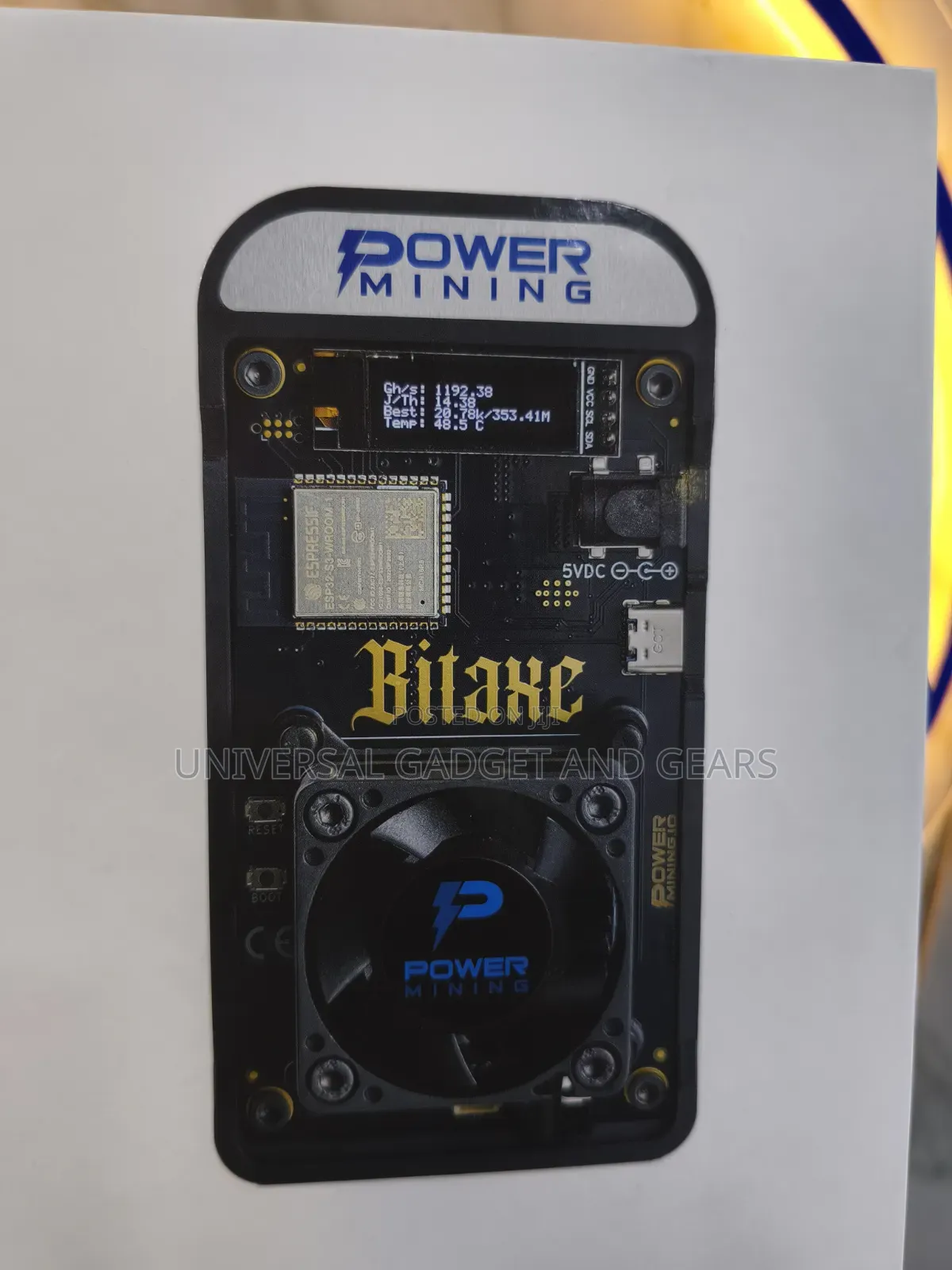 Bitaxe Gamma 602 ASIC Bitcoin Miner | 1.1 TH/s at 18W | BM1370