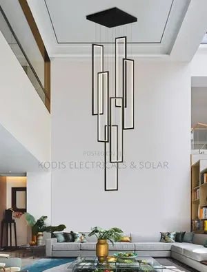 Luxury LED Drop Lighting Chandelier for Staircase Open Parlour