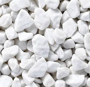 15kg Bag of White Stone for Decorating Spaces