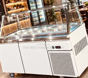 Salad Bar With Refrigeration Cabinet