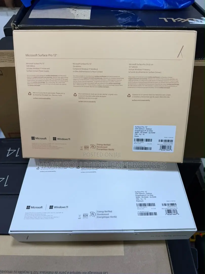 New Microsoft Surface Pro 16GB Qualcomm Snapdragon X Elite SSD 1T