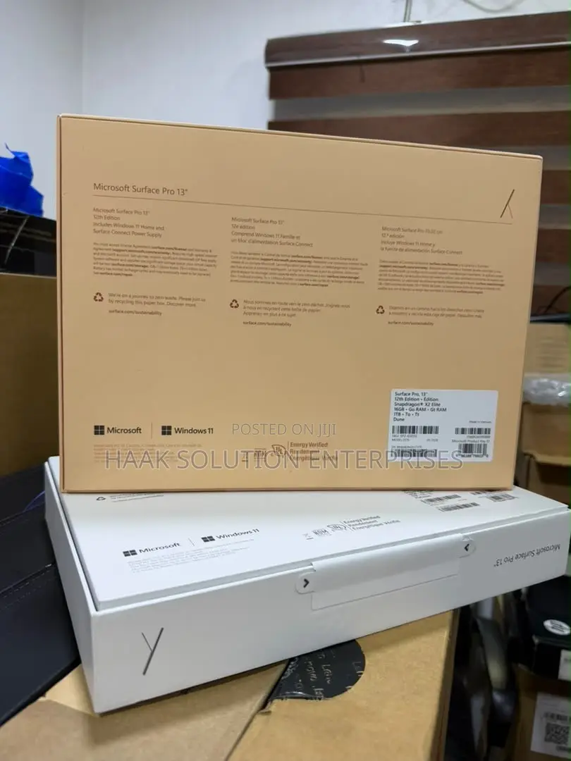 New Microsoft Surface Pro 16GB Qualcomm Snapdragon X Elite SSD 1T
