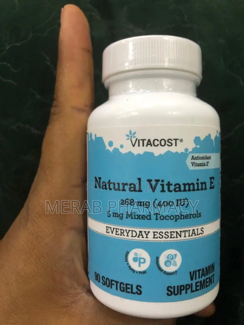 Vitacost, Everyday Essentials, Natural Vitamin E, 90 Softgels