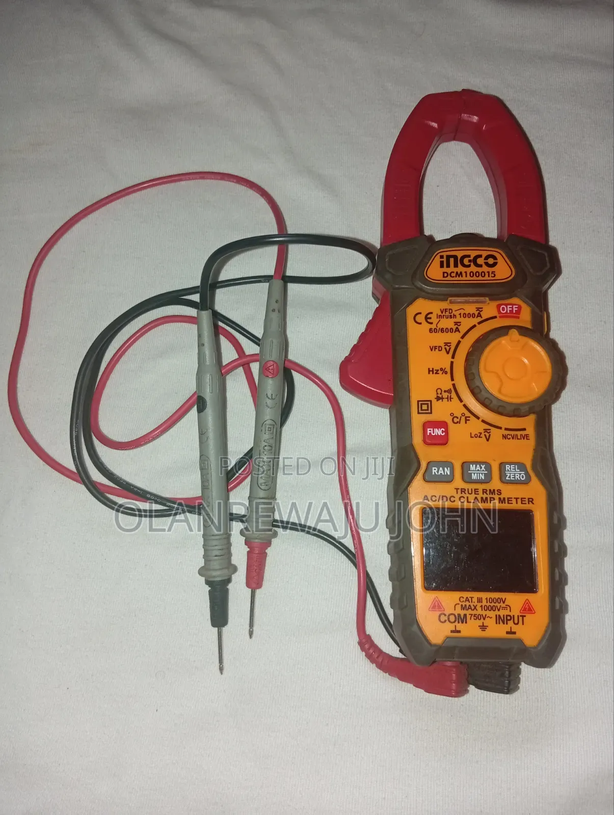 Ingco AV/DC Clamp Meter