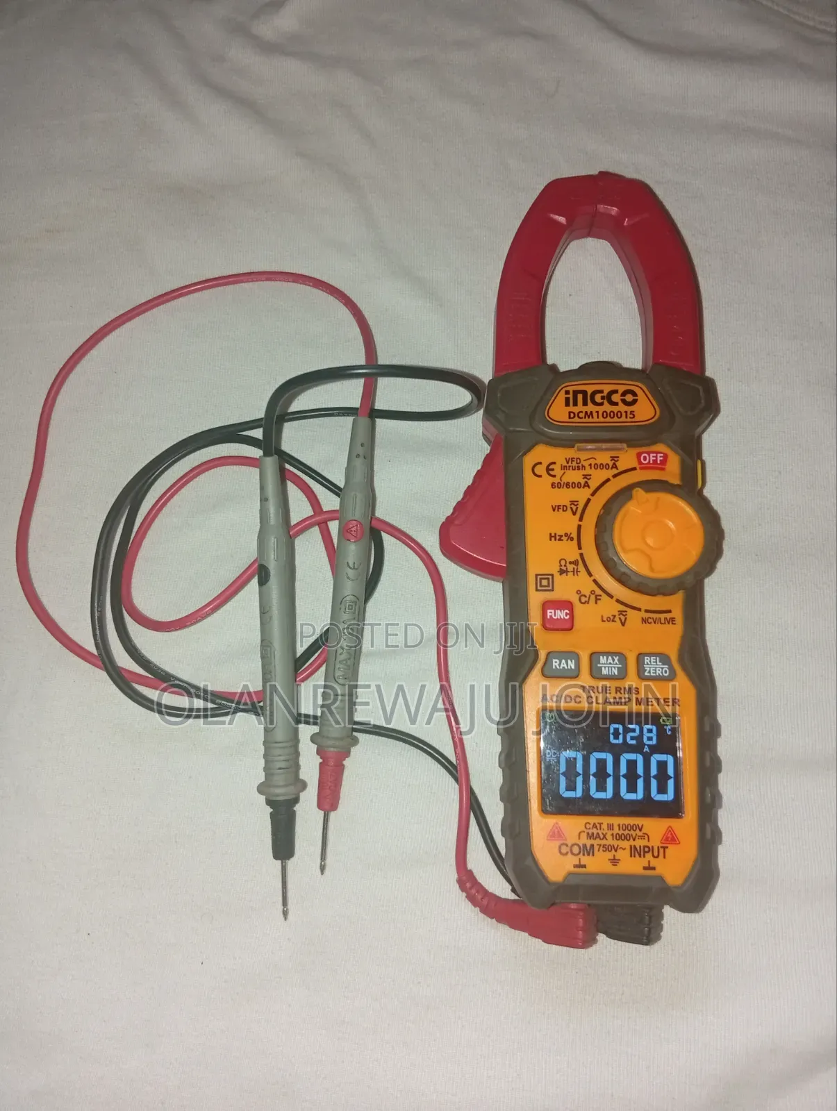 Ingco AV/DC Clamp Meter
