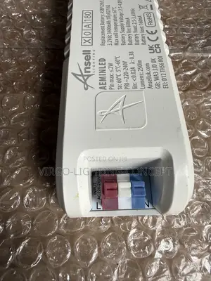 Ansell AEMINLED Integral Emergency Lighting Driver and Battery Pack.