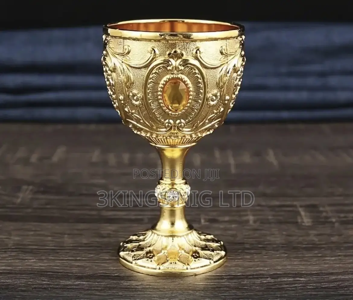 Holy Grail Cup With Gemstone