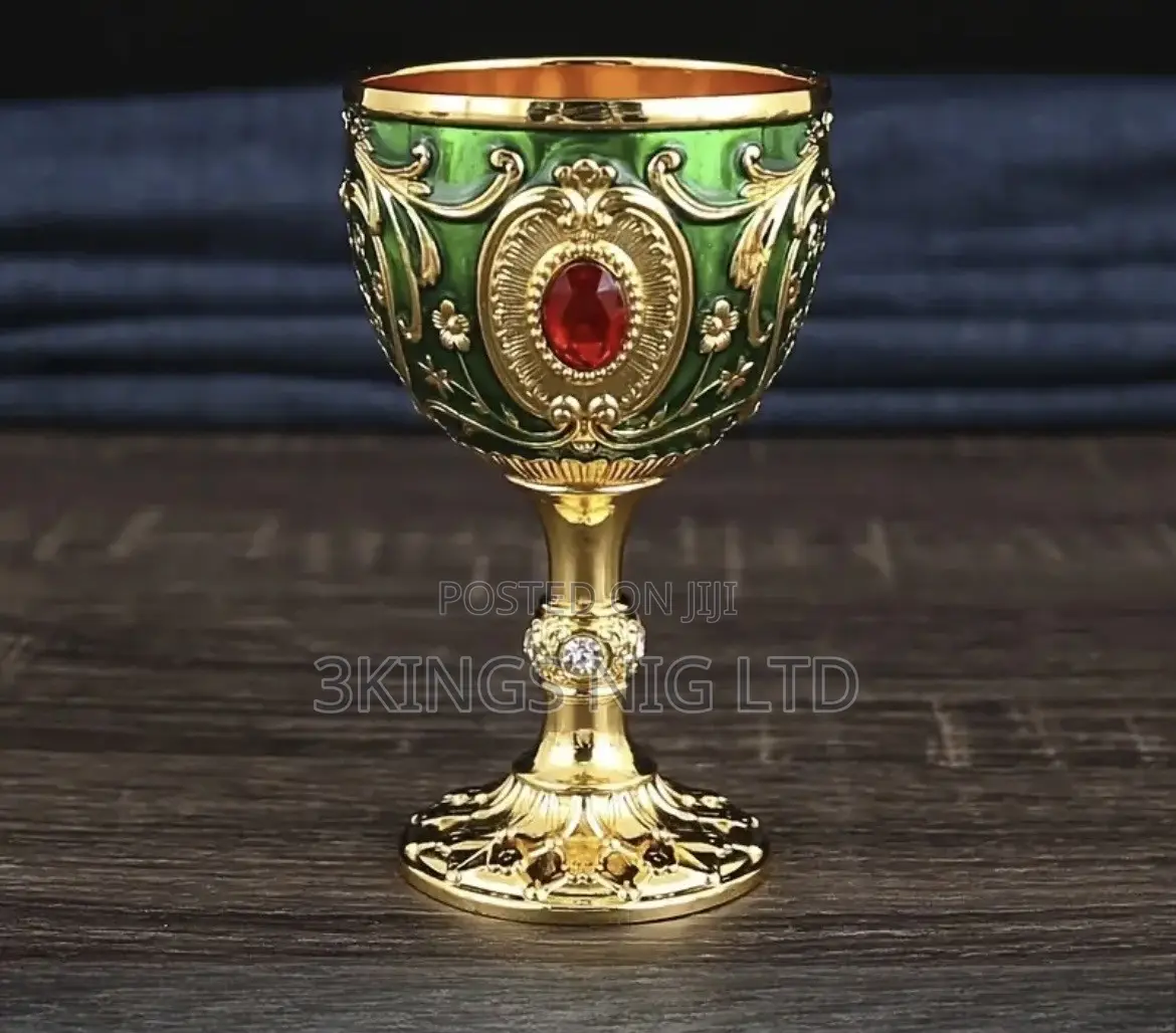Holy Grail Cup With Gemstone