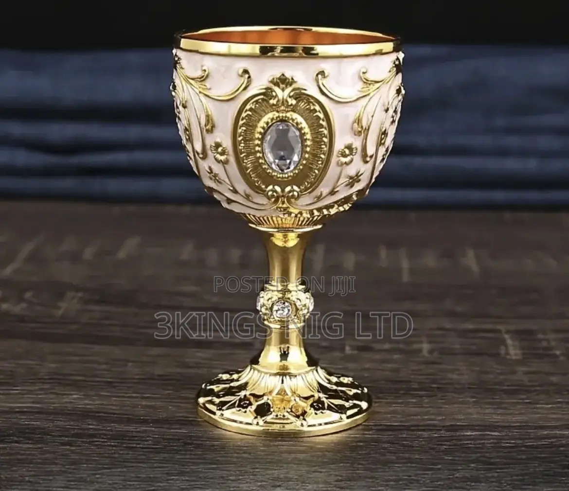 Holy Grail Cup With Gemstone