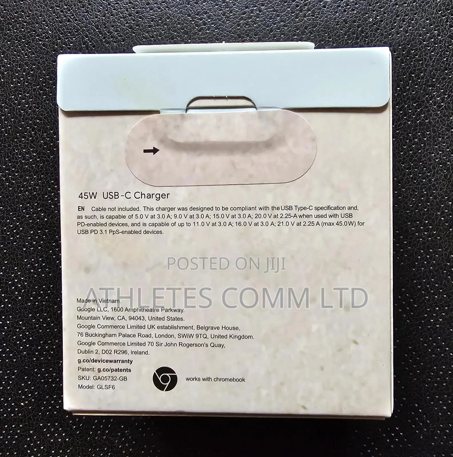 Google Pixel Charger 45w (100% Original From Google)