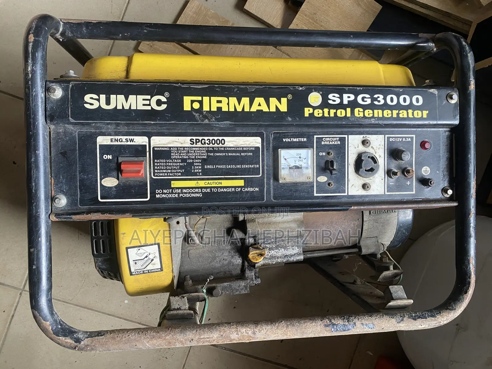 SUMEC FIRMAN • SPG3000 Petrol Generator