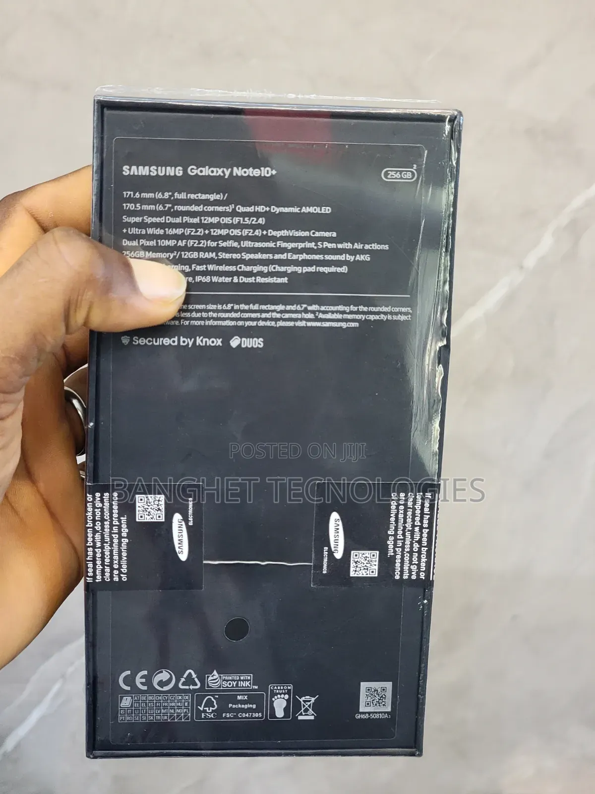 New Samsung Galaxy Note 10 Plus 256 GB Black