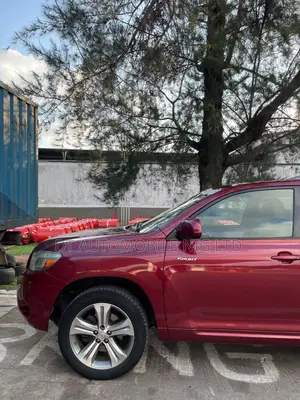 Toyota Highlander Sport 2009 Red