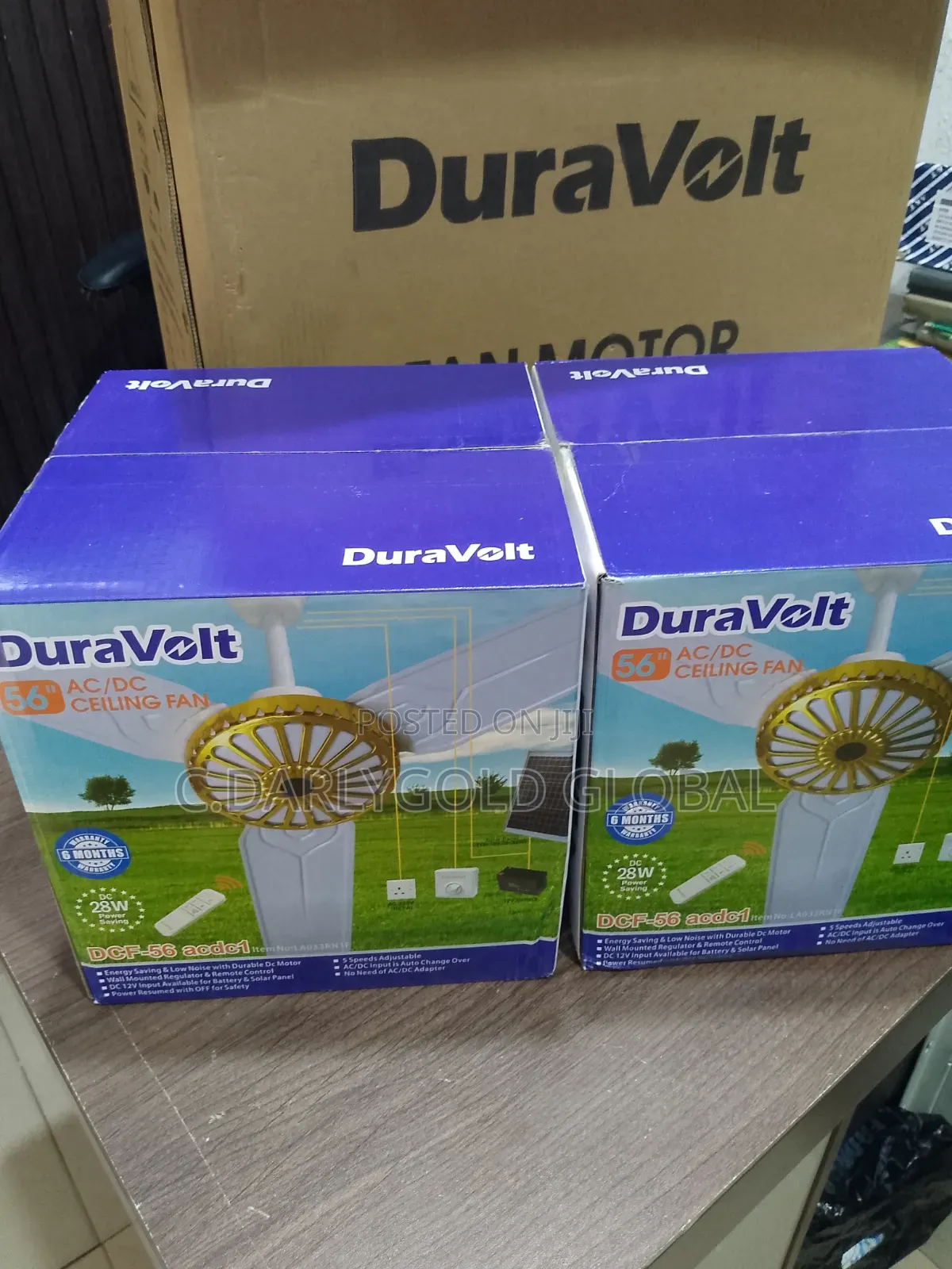 Dura Volt 56inches AC/Dc Ceiling Fan
