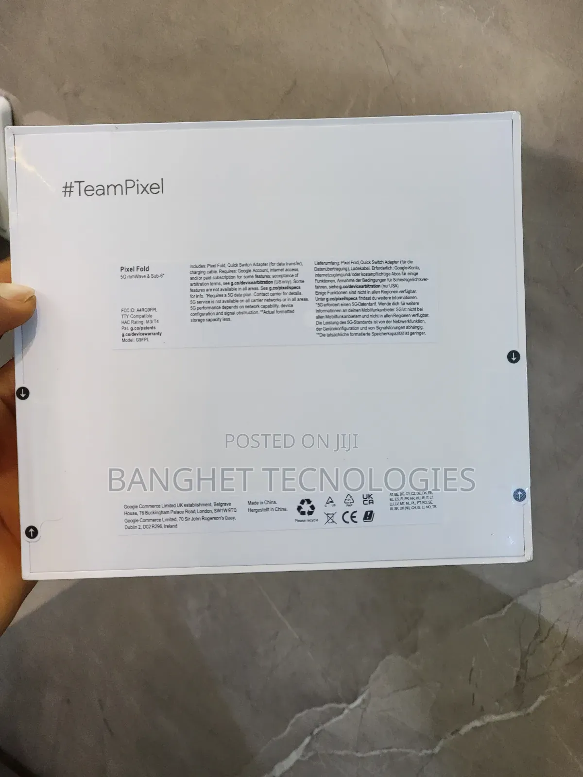 New Google Pixel Fold 256 GB Black