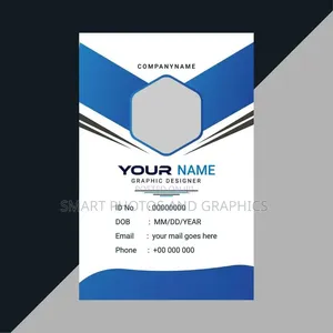 Professional Company ID Card