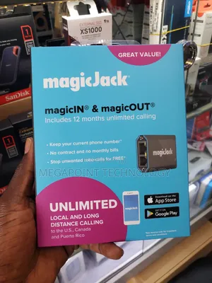 MagicJack magicIN magicOUT — 12 Months Unlimited Calling